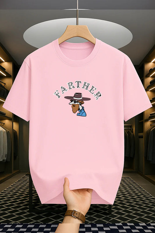 Premium Drop Shoulder T-shirt - Father - Pink