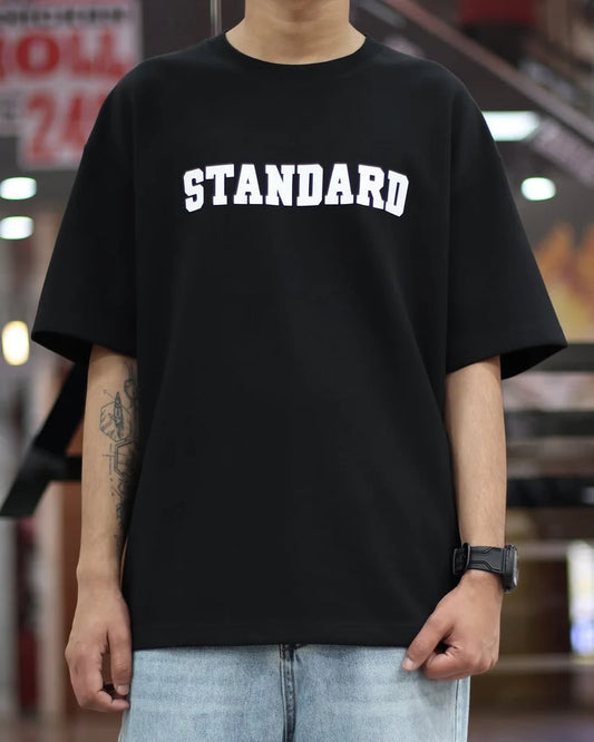 Premium Drop Shoulder T-shirt - Standard - Black