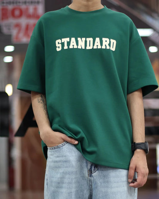 Premium Drop Shoulder T-shirt - Standard - Green