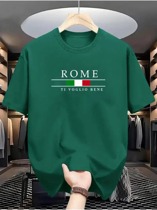 Premium Drop Shoulder T-shirt - Rome - Green